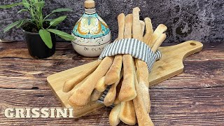 HOW TO MAKE EASY ITALIAN BREAD STICKS GRISSINI RECIPE  Alice Contesini [upl. by Circosta]