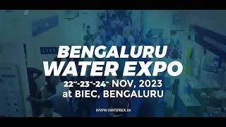 Bengaluru Water Expo  Water Exhibition 2023  Water and Wastewater Event in India [upl. by Milla]