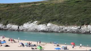 Crantock beach and The Gannel near Newquay [upl. by Nyrad]