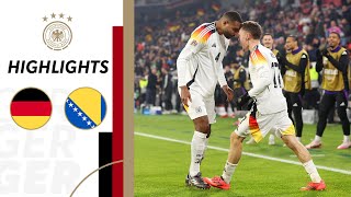 GoalFestival amp Wirtz Brace  Germany vs BosniaHerzegovina  Highlights Nations League [upl. by Enovahs]