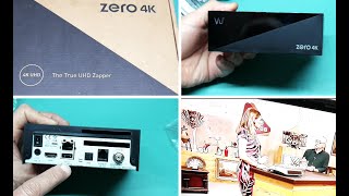 Unboxing Vu zero 4K DVBS2X [upl. by Ilehs]