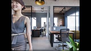 Mauritius office interior  Cinematic Twinmotion render  twinmotion twinmotiontutorials [upl. by Pepe]