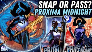 PROXIMA MIDNIGHT 😈🌙 Details amp Mechanics  Snap or Pass  Marvel Snap [upl. by Reeba]