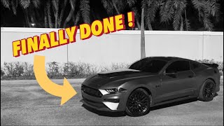 I WRAPPED MY MUSTANG GT 50 Crazy Color [upl. by Akoyin]