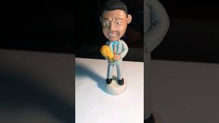 Pele з пластилінуclay art art football [upl. by Mile]