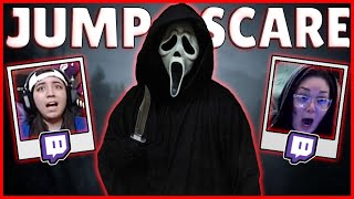 BEST GHOSTFACE JUMPSCARES ON STREAMERS IN DEAD BY DAYLIGHT [upl. by Rovit]