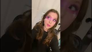 purple makeup makeup facepaint [upl. by Nnylkoorb]