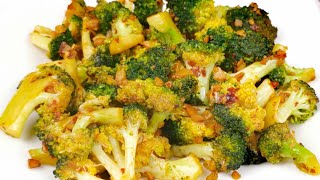 🥦 Garlic Broccoli Recipe  How to cook Broccoli  Easy broccoli recipe with garlic and lemon 🍋 [upl. by Alesiram]