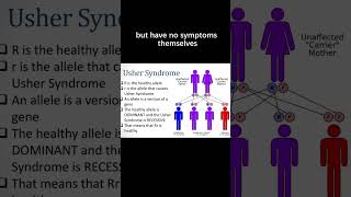 Inheritance of Usher syndrome [upl. by Nanerb]