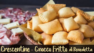 CRESCENTINE  GNOCCO FRITTO FATTO IN CASA DA BENEDETTA  Ricetta Facile Senza Strutto [upl. by Assirram]