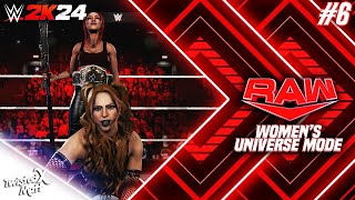 WWE 2K24 Womens Universe Mode  6  RAW [upl. by Fruma]