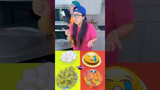 Chocolate cake vs Egg ice cream challenge🍨 funny by Ethan Funny Family [upl. by Noemi]