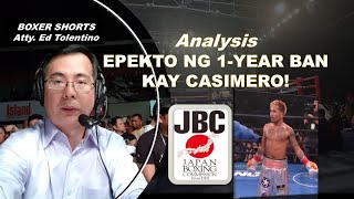 EPEKTO NG 1YEAR BAN KAY CASIMERO [upl. by Iggam]