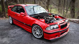 Building a BMW E36 M3  LS Swap in 10 Minutes [upl. by Erlandson]