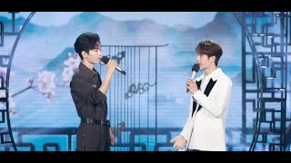 【ENG SUB】王一博YIBO、肖战XiaoZhan天天向上合唱陈情令主题曲《无羁》《Wu JiThe Untamed》，太好听了！ [upl. by Brendis]