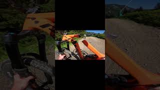 CARBON MTB FRAME SNAPS RESULTING IN HUGE CRASH mtb mountainbiking downhill gopro fail [upl. by Oirad805]