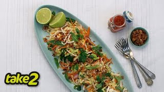 Vietnamese Coleslaw Recipe with Chicken [upl. by Neelyk]