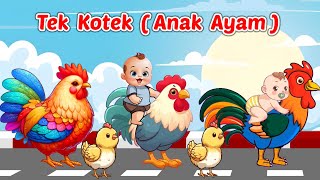 Lagu Ayam 🐣 Tek Kotek Kotek  Anak Ayam  🐣 Lagu Anak Populer Indonesia [upl. by Izzy140]