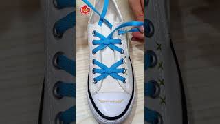 How To Tie Shoelaces shoes lace styles Shoe Lacing Styles shoelace shorts viral diy [upl. by Petrine]