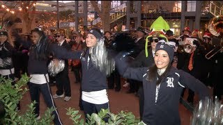 Rice Owls pep rally and pregame party in Fort Worth before the Bell Helicopter Armed Forces Bowl [upl. by Pepe]