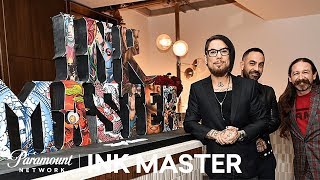 Ink Master Stars Celebrate 100 Episodes [upl. by Scholem]