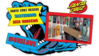 Santa Cruz Reissue Skateboard Deck Unboxing  My First Skateboard of 2024 skateboard unboxing [upl. by Dasi]