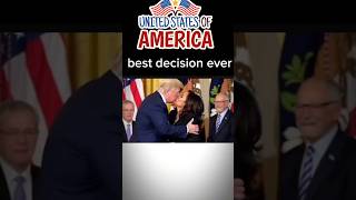 Trumps best decision 🤣 Never give uptrump Harris American elections [upl. by Zednanref]