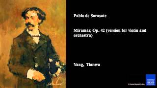 Pablo de Sarasate Miramar Op 42 version for violin and orchestra [upl. by Nileuqcaj746]