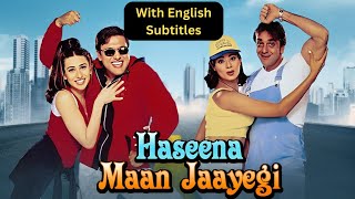 Haseena Maan Jayegi 1999 Hindi Movie With English Subtitles  Sanjay Dutt Govinda Karisma Kapoor [upl. by Sofie]