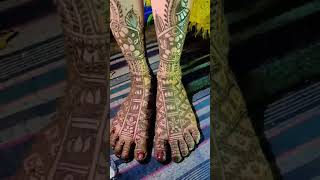 New mehndi designs 💫 wedding 💒 sision mehandi [upl. by Ecyarg564]