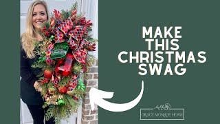 How to Make a Christmas Swag with Jewels  DIY Christmas Gem Swag [upl. by Iramat]