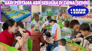 HARI PERTAMA ABIL MASUK SEKOLAH DI CHINA TERHARU PAWEIXUN BERAT MELEPASKAN ABIL DI SEKOLAH [upl. by Ytsirk]