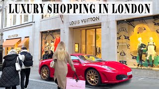 LUXURY SHOPPING IN LONDON👜👠  Mayfair London Walking Tour 2023 [upl. by Swor]