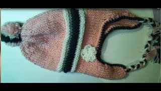 MAGLIA TUTORIAL COME FARE UN CAPPELLO CON PARAORECCHIE CHULLO  2 di 4 [upl. by Eniamsaj]