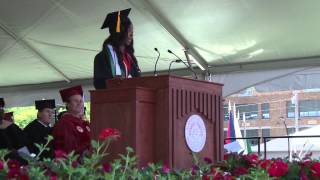 Albright College Student Commencement Speaker May 25 2014 [upl. by Eidaj]