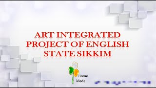 Sikkim project in English  Art integrated project on Sikkim in English  class 9th amp class 10th [upl. by Ennairb]