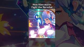 HOW KLEE MAINS FIGHT THE NARWHAL [upl. by Veejar]