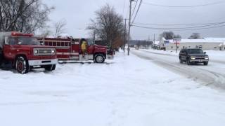 HAFD  Responding Structure Fire Christmas Day [upl. by Oralee]