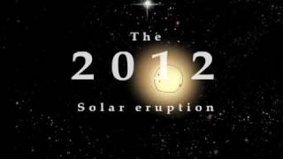 2012 solar flare animation [upl. by Nazarius]