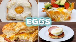 5 Egg Recipes For Breakfast Lovers • Tasty [upl. by Toomin621]