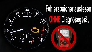 Fehlerspeicher beim Auto selber auslesen OHNE Diagnosegerät [upl. by Shanney]