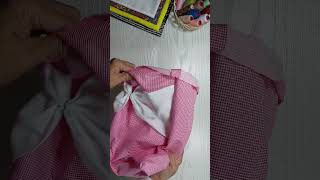 DIY Tote Bag with Big Bow  How to Sew a Tote Bag  Easy to Make  Sewing Tutorial [upl. by Jordan]