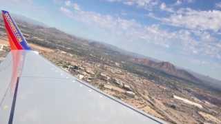 New Plane Smell Southwest Airlines 737800 Takeoff From Phoenix [upl. by Lseil]