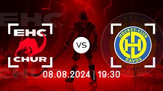 Preseason 2024  EHC Chur  HC Davos [upl. by Hatnamas]