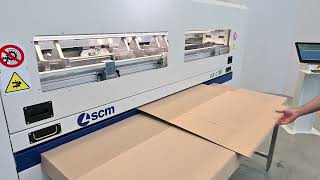 scm cut c 100  Cardboard packaging machine [upl. by Lazar]