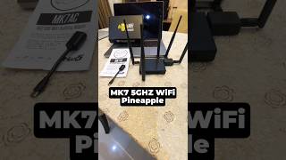 WiFi Pineapple MK7 hak5 hackerassociate shorts [upl. by Htinek]