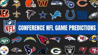 NFL CONFERENCE CHAMPIONSHIP PLAYOFF GAME  PREDICTIONS [upl. by Sapienza]