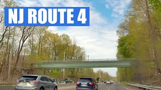 NJ Route 4 drive Teaneck to Paramus [upl. by Annaira]