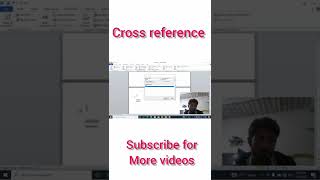 how to use cross reference in Ms word Cross reference link the multi pagesshortcrossreference [upl. by Till]