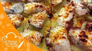 Pulpo a Feira pulpo a la gallega [upl. by Hgielhsa]